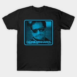 Dale Earnhardt DE aesthetic turquoise blue color T-Shirt